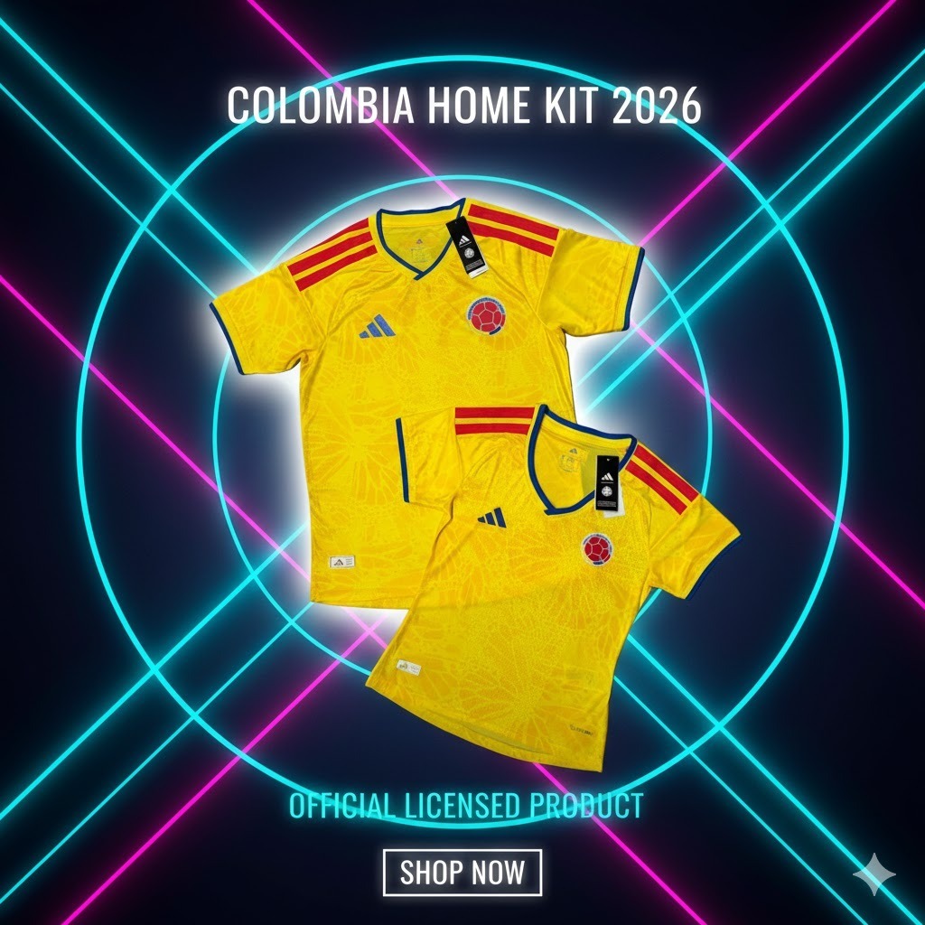 Camiseta selección Colombia niño 2026